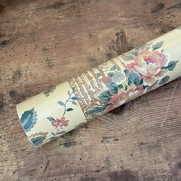 Waterhouse Wallhangings Wallpaper Double Roll Kensington Gardens Floral Columns - Picture 12 of 12